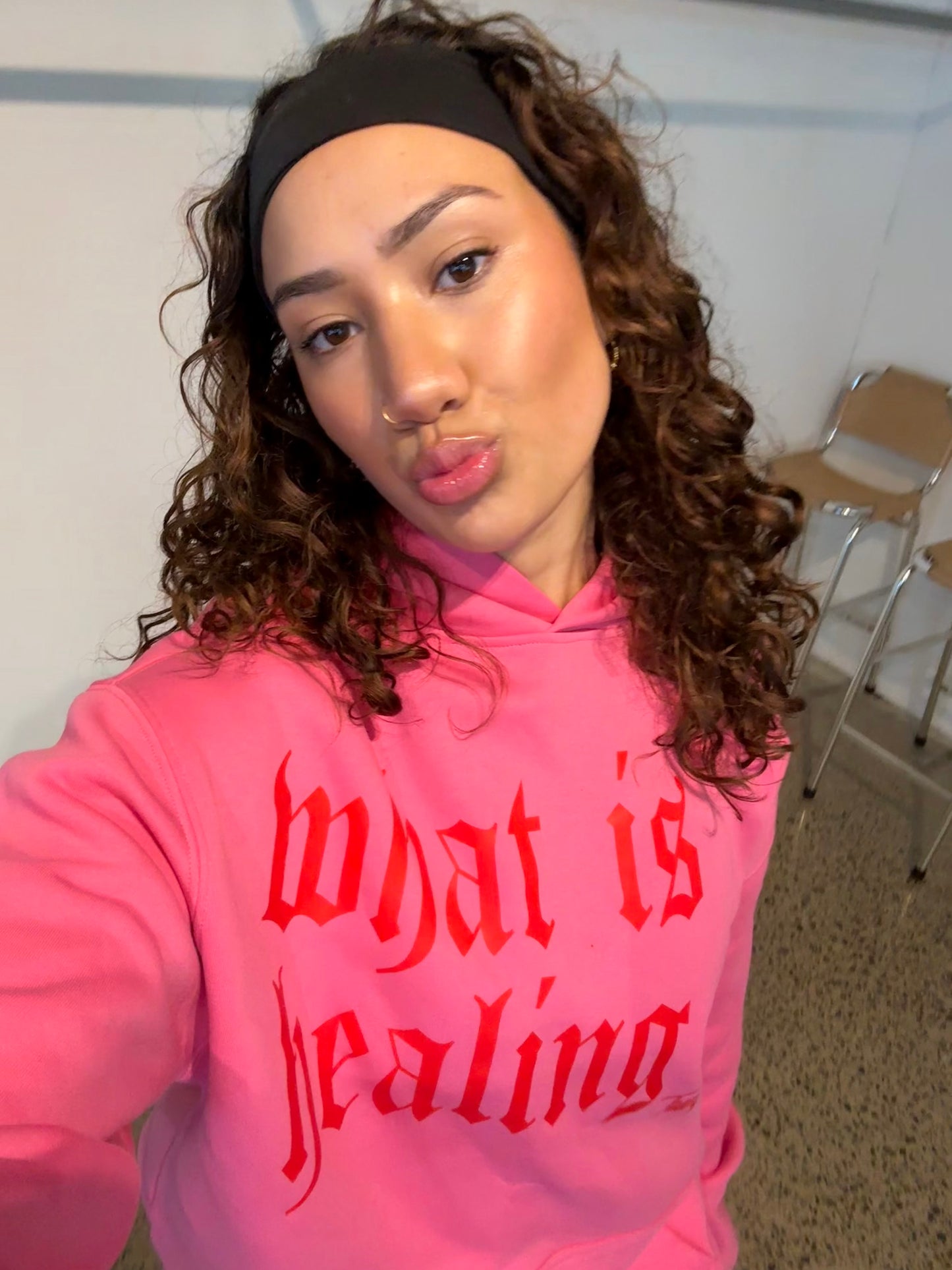 PRE-ORDER "WHAT IS HEALING ERA" HOT Pink Hoodie π