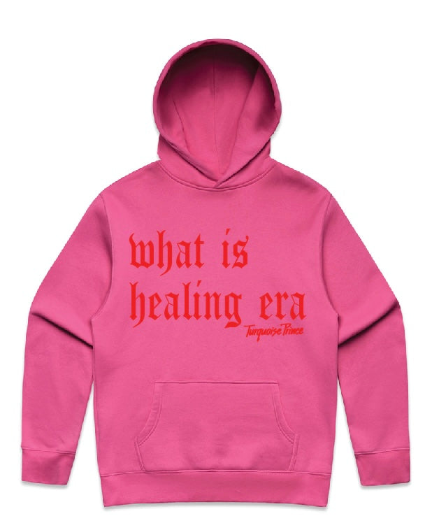 PRE-ORDER "WHAT IS HEALING ERA" HOT Pink Hoodie π
